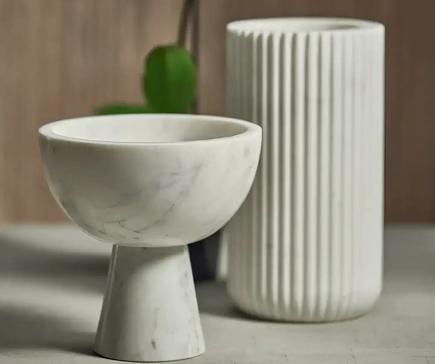 Marble Pedestal Bowl with Base: Stability and Aesthetic Impact