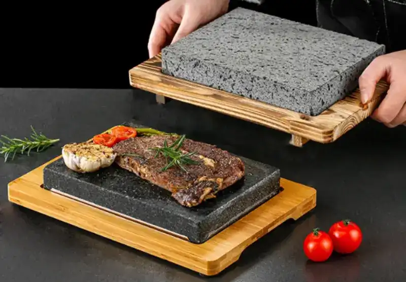 Heat Retention Capabilities of a Lava Stone Grill Plate