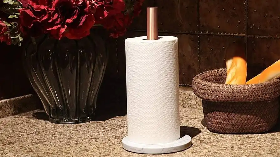 How to Prevent Marble Paper Towel Holders From Slipping?
