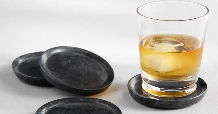 Do Black Marble Coasters Absorb Condensation Effectively?