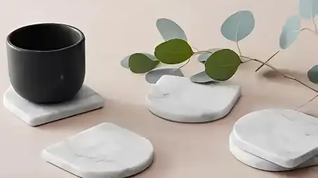 What Materials Are Used in High-Quality Marble Coaster Sets?