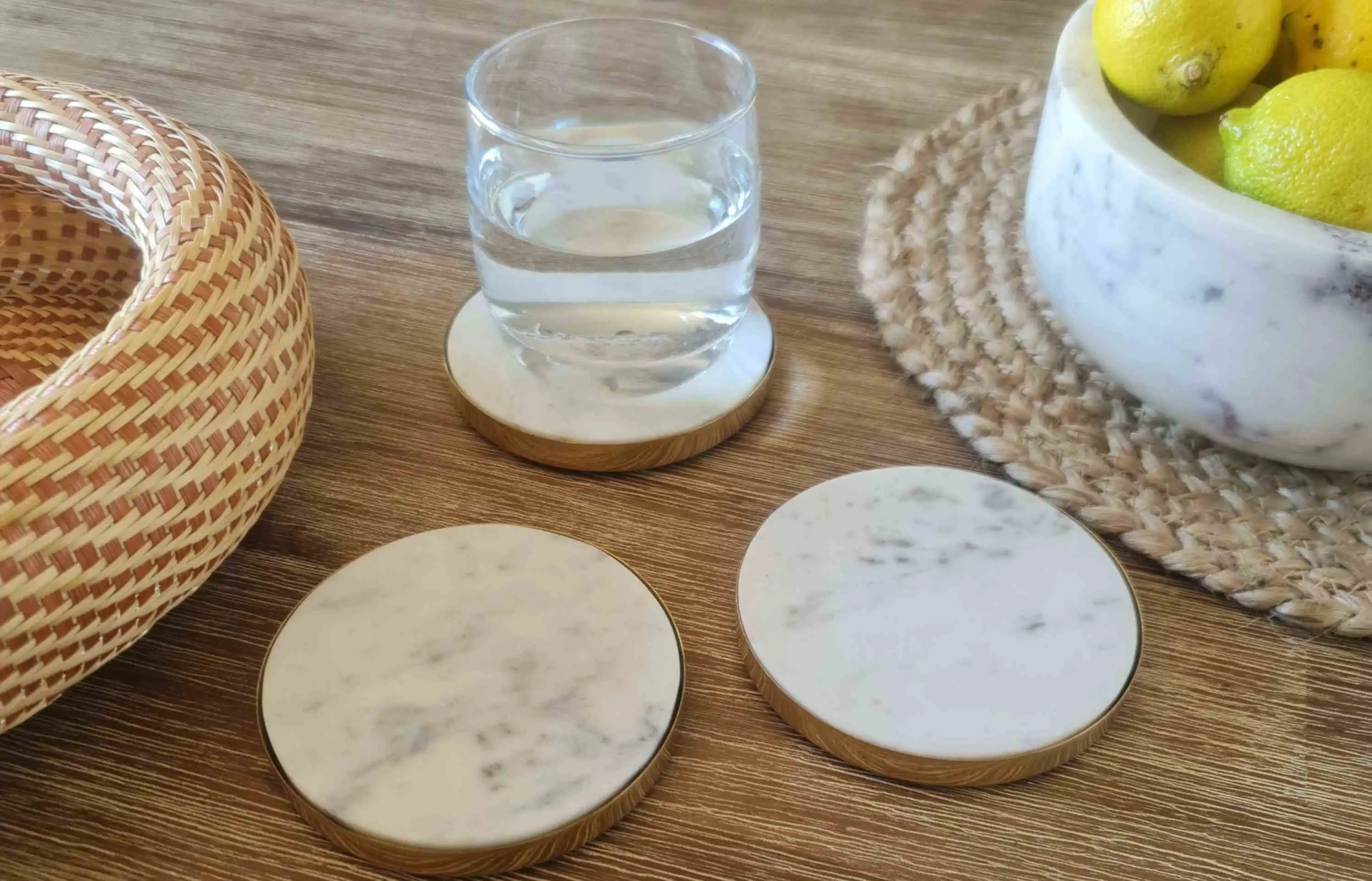 How Does a Marble Coaster Set Keep Drinks Cool Longer?