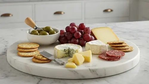 How Does a White Marble Serving Tray Enhance Hosting Events?