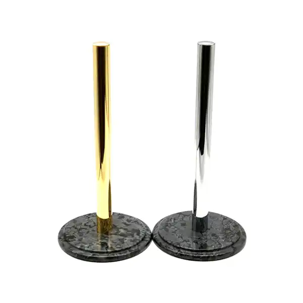 White Marble Paper Towel Holder